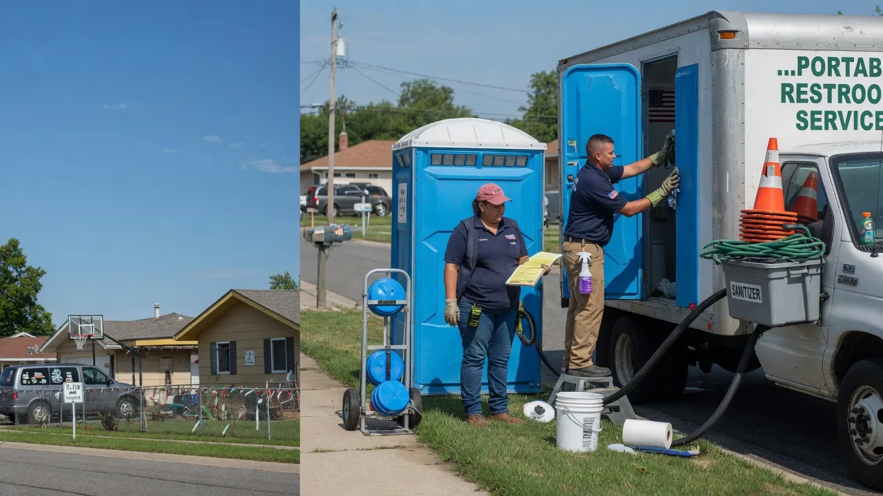 Portable Toilet Rental in Melvin, IL near me
